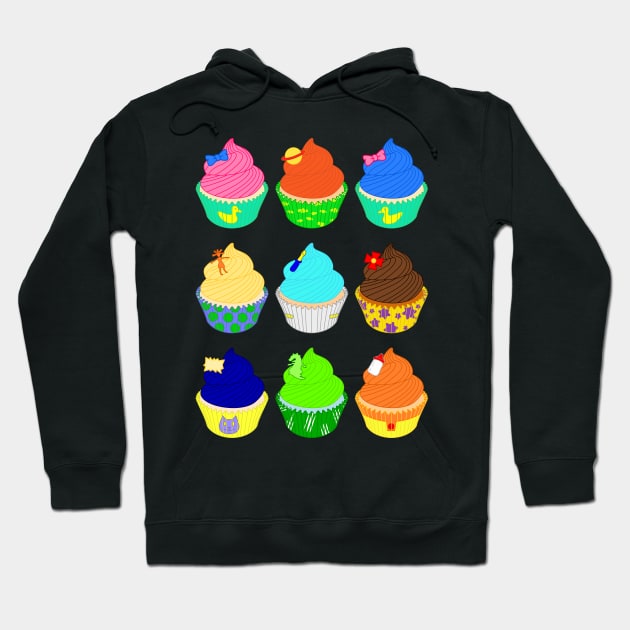 Rugrats Cupcakes Hoodie by CoreyUnlimited